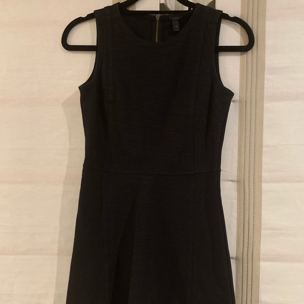 J crew black shift dress size 00